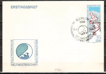 DDR Michelnummer 1831 FDC DDR Michelnummer 1831 FDC