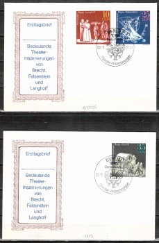 DDR Michelnummer 1850 - 1852 FDC DDR Michelnummer 1850 - 1852 FDC