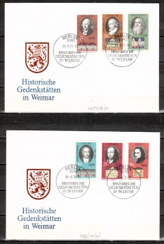 DDR Michelnummer 1856 - 1861 FDC DDR Michelnummer 1856 - 1861 FDC