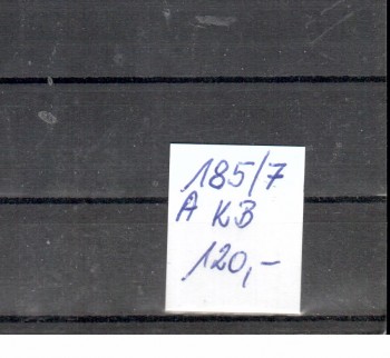 Ghana Michelnummer 185 - 187 A KLBG postfrisch 