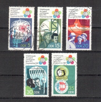 DDR Michelnummer 1862 - 1866 gestempelt