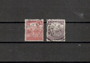 Ungarn Michelnummer 186 - 187 gestempelt Ungarn Michelnummer 186 - 187 gestempelt