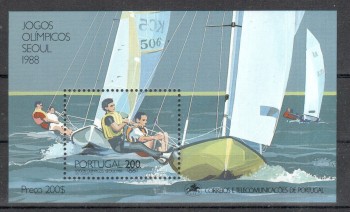 ( 186seoul_calgary ) Portugal Michelnummer Block 60 postfrisch ( 186seoul_calgary ) Portugal Michelnummer Block 60 postfrisch