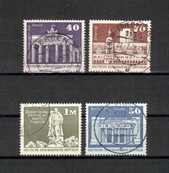 DDR Michelnummer 1879 - 1882 gestempelt