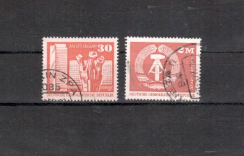 DDR Michelnummer 1899 - 1900 gestempelt DDR Michelnummer 1899 - 1900 gestempelt