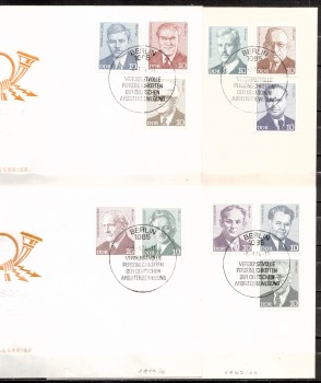 DDR Michelnummer 1907 - 1917 FDC DDR Michelnummer 1907 - 1917 FDC