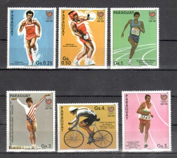 ( 194seoul_calgary ) Paraguay Michelnummer 4047 - 4052 postfrisch ( 194seoul_calgary ) Paraguay Michelnummer 4047 - 4052 postfrisch
