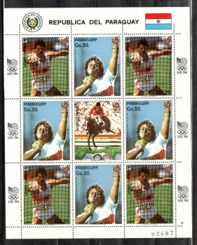 ( 199seoul_calgary ) Paraguay Michelnummer 4133 - 4134 postfrisch