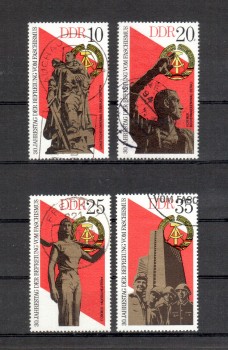 DDR Michelnummer 2038 - 2041 gestempelt