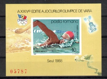 ( 203seoul_calgary ) Rumaenien Michelnummer Block 243 postfrisch