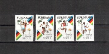 ( 206seoul_calgary ) Surinam Michelnummer  1264 - 1267 postfrisch