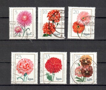 DDR Michelnummer 2070 - 2075 gestempelt