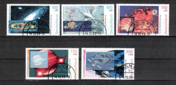 BRD Michelnummer 2077 - 2081 gestempelt