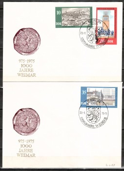 DDR Michelnummer 2086 - 2088 FDC DDR Michelnummer 2086 - 2088 FDC