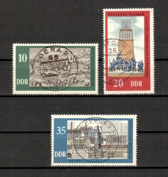 DDR Michelnummer 2086 - 2088 gestempelt