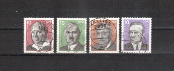 DDR Michelnummer 2107 - 2110 gestempelt