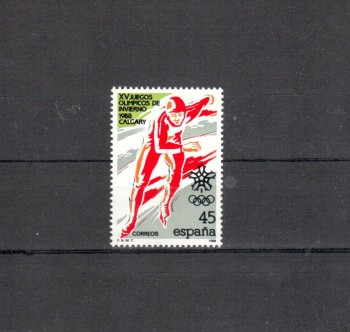 ( 210seoul_calgary ) Spanien Michelnummer 2813 postfrisch