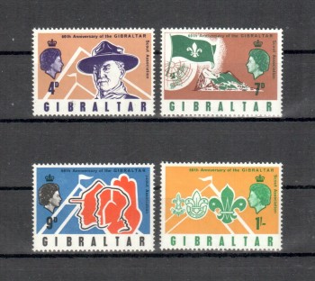 Gibraltar Michelnummer 211 - 214 postfrisch