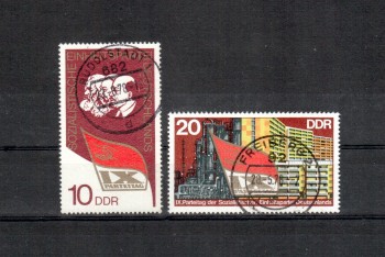 DDR Michelnummer 2123 - 2124 gestempelt