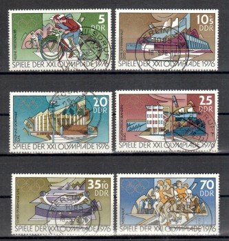 DDR Michelnummer 2126 - 2131 gestempelt