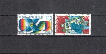 DDR Michelnummer 2133 - 2134 gestempelt