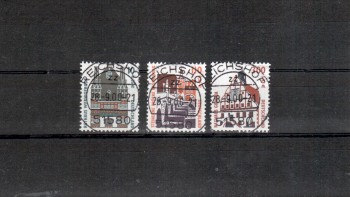 BRD Michelnummer 2139 - 2141 gestempelt