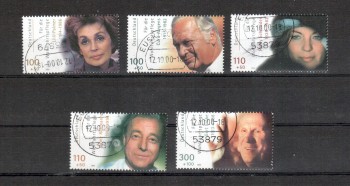 BRD Michelnummer 2143 - 2147 gestempelt