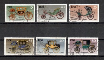 DDR Michelnummer 2147 - 2152 gestempelt