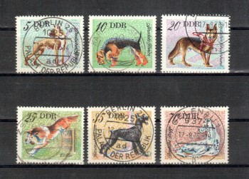 DDR Michelnummer 2155 - 2160 gestempelt