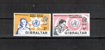 Gibraltar Michelnummer 215 - 216 postfrisch