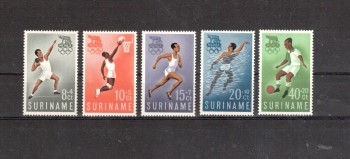 (intern: OLY215 ) Surinam Michelnummer 384 - 388 postfrisch (intern: OLY215 ) Surinam Michelnummer 384 - 388 postfrisch