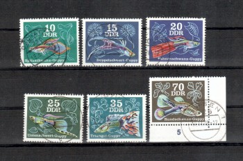 DDR Michelnummer 2176 - 2181 gestempelt