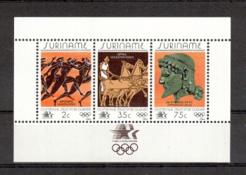 (intern: OLY217 ) Surinam Michelnummer Block 37 postfrisch (intern: OLY217 ) Surinam Michelnummer Block 37 postfrisch