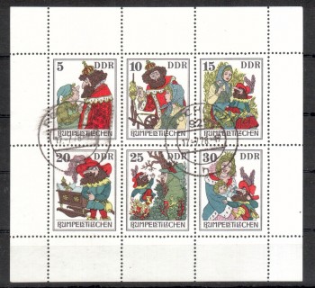 DDR Michelnummer 2187 - 2192 Kleinbogen gestempelt