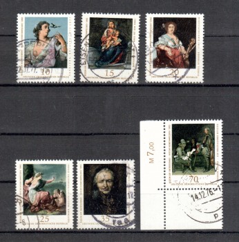 DDR Michelnummer 2193 - 2198 gestempelt