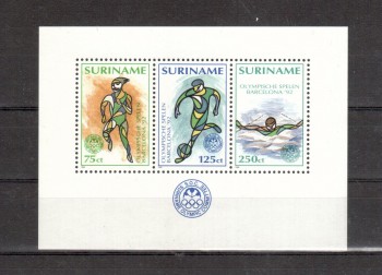 (intern: OLY219 ) Surinam Michelnummer Block 58 postfrisch (intern: OLY219 ) Surinam Michelnummer Block 58 postfrisch