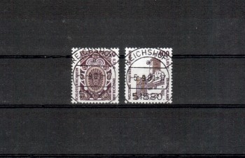 BRD Michelnummer 2210 - 2211 gestempelt BRD Michelnummer 2210 - 2211 gestempelt