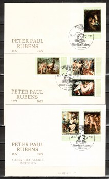DDR Michelnummer 2229 - 2234 FDC