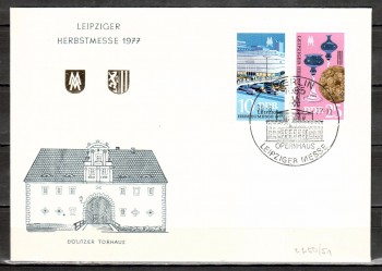 DDR Michelnummer 2250 - 2251 FDC