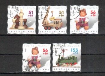 BRD Michelnummer 2260 - 2264 gestempelt BRD Michelnummer 2260 - 2264 gestempelt