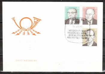 DDR Michelnummer 2264 - 2266 FDC