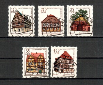 DDR Michelnummer 2294 - 2298 gestempelt