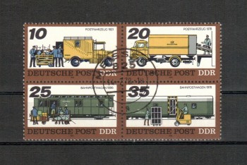 DDR Michelnummer 2299 - 2302 gestempelt
