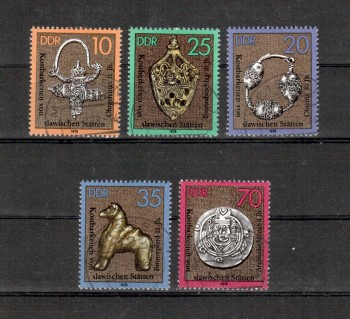 DDR Michelnummer 2303 - 2307 gestempelt