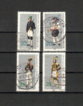 DDR Michelnummer 2318 - 2321 gestempelt