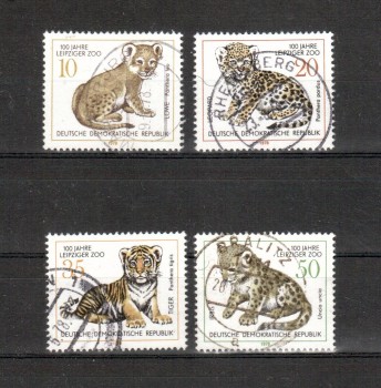 DDR Michelnummer 2322 - 2325 gestempelt