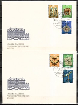 DDR Michelnummer 2370 - 2375 FDC