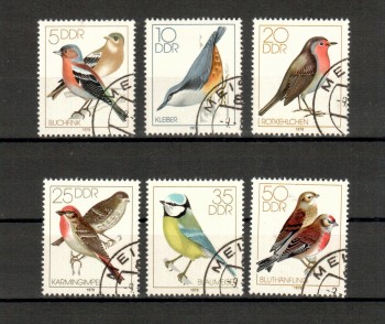 DDR Michelnummer 2388 - 2393 gestempelt DDR Michelnummer 2388 - 2393 gestempelt