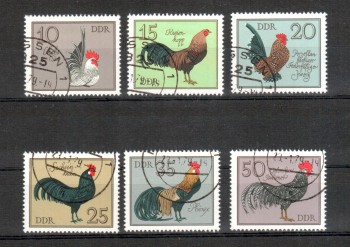 DDR Michelnummer 2394 - 2399 gestempelt DDR Michelnummer 2394 - 2399 gestempelt