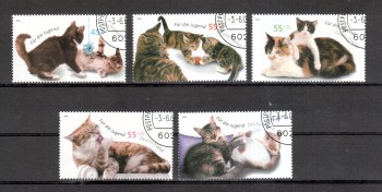 BRD Michelnummer 2402 - 2406 gestempelt